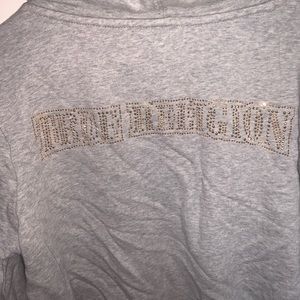 TRUE RELIGION CROPPED HOODIE